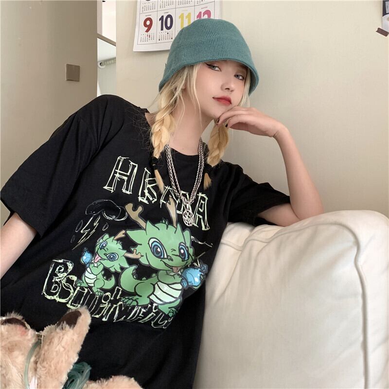 スタイルサマーカジュアルシャツ ルーズ かわいい 夏物 ケッペル76681298728