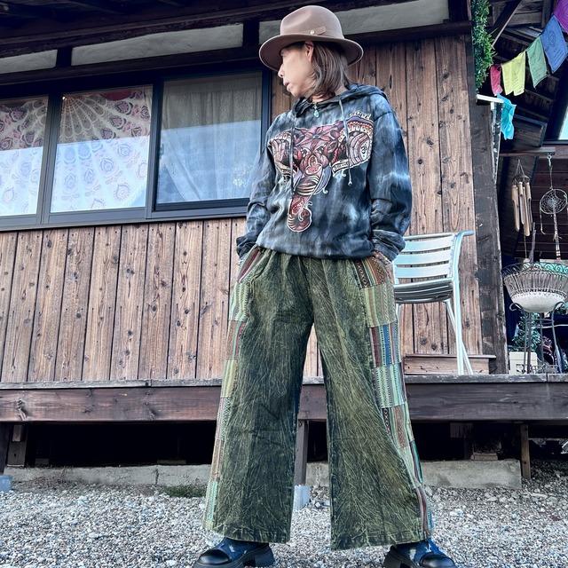 タイダイガネーシャパーカー