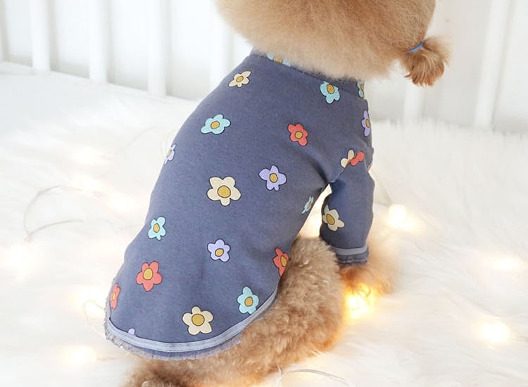 candy t-shirt XS ~ XL 3color / 犬服 春夏 新作 可愛い 犬の服 ストレッチ 長袖 ドッグウェア お揃い ペット top104