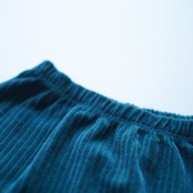 〈 GOLD 23AW 〉Trousers in knitted velvet rib / pine / 80〜100cm