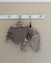 韓国子供服 / 26Autumn / ?取寄?MienbloomB / ルナニットT / ベビー服 / キッズ服 *1号~11*