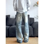 Long Sleeve Stripe Pattern Oversized Shirt ◇H0884