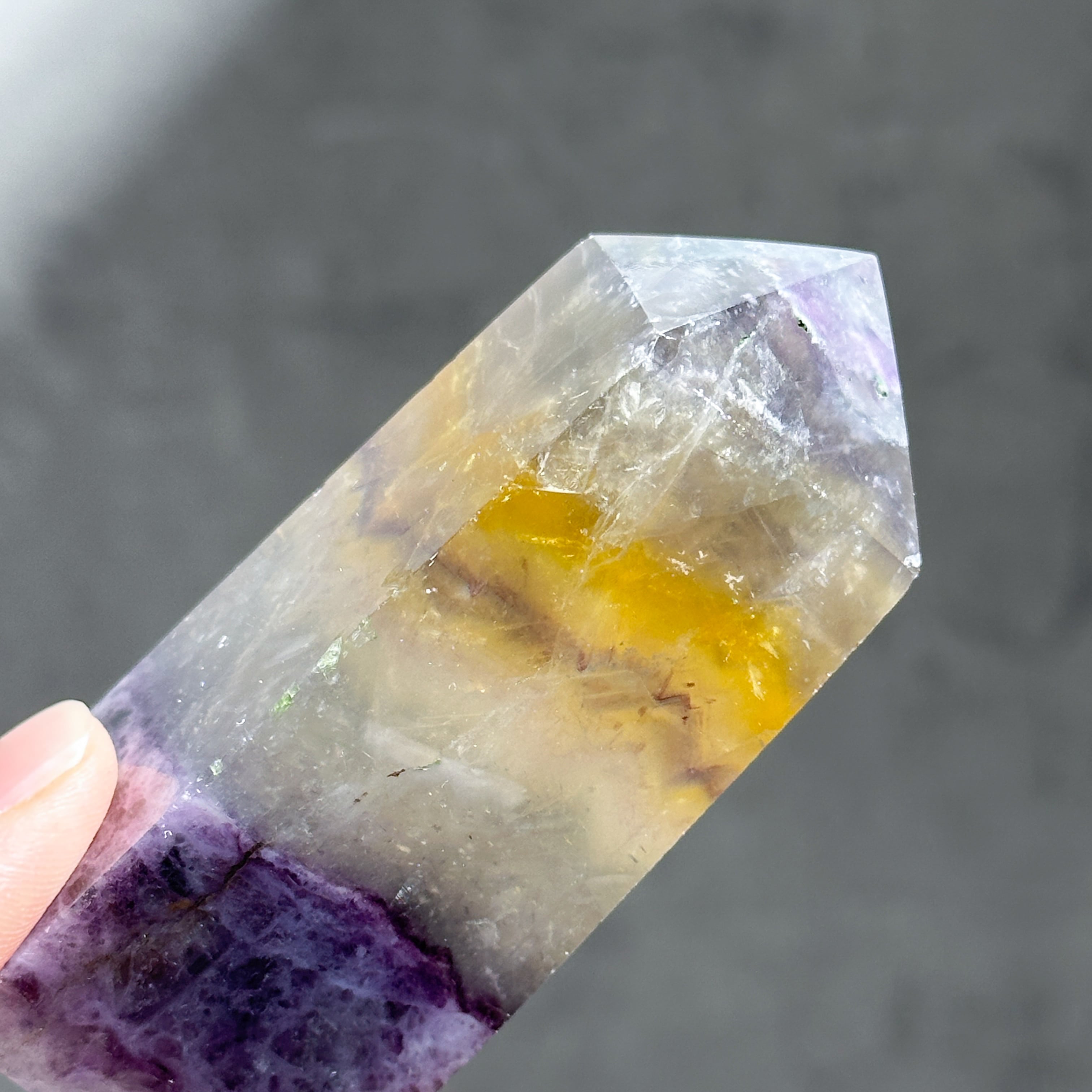 レインボーフローライト タワー15◇ Rainbow Fluorite ◇天然石・鉱物