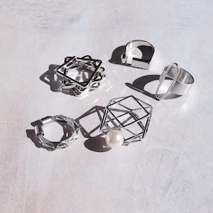 SET RINGS || 【通常商品】 PRIMAVERA SILVER RING SET I || 5 RINGS || SILVER || FBB009