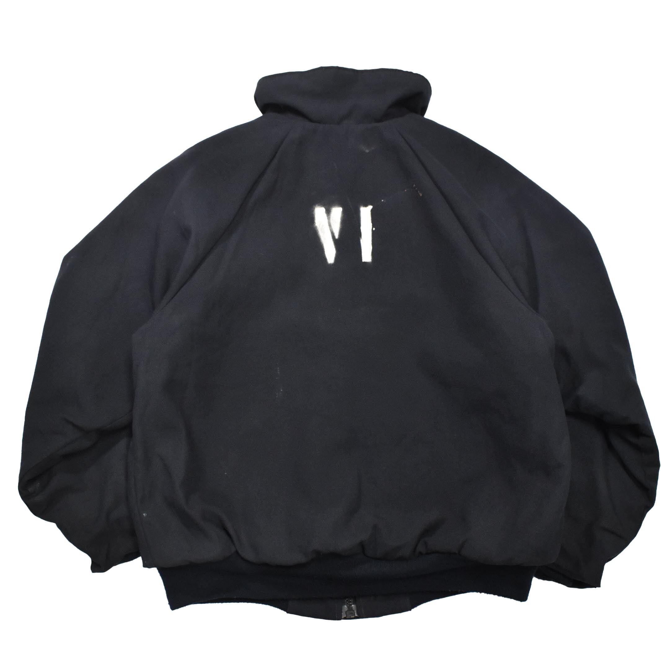 L] 22' U.S.NAVY Shipboard Cold Weather Jacket Back Stencil | mongos
