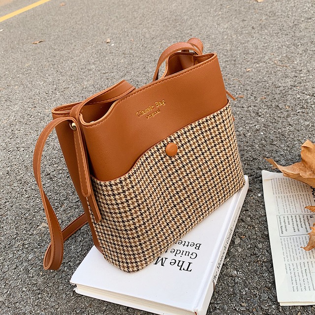 スタンダードオータムウィンターレッド レトロ 秋物 冬物 手作りハンドバック43910004433