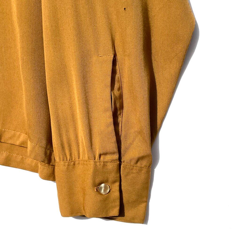 CAMPUS] Vintage Rayon Gabardine Open Color Shirt [1950s-] Vintage
