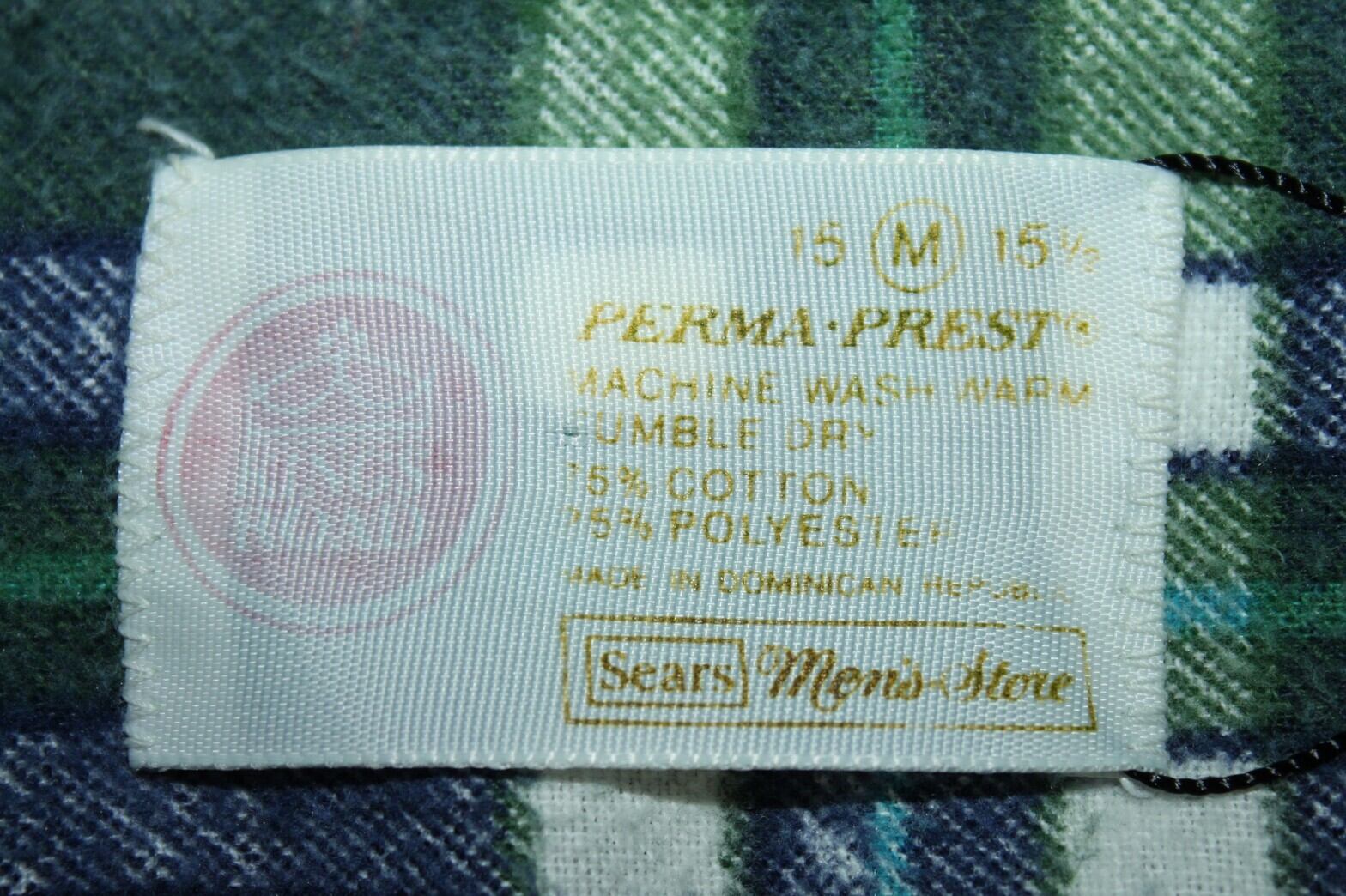 70s KINGS ROAD by Sears Print Flannel Shirt | VOLAR