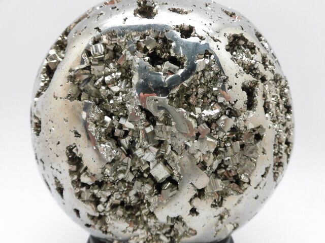 直径約15cm 6.9kg 【送料無料】【高品質】南米ペルー産特大パイライト丸玉