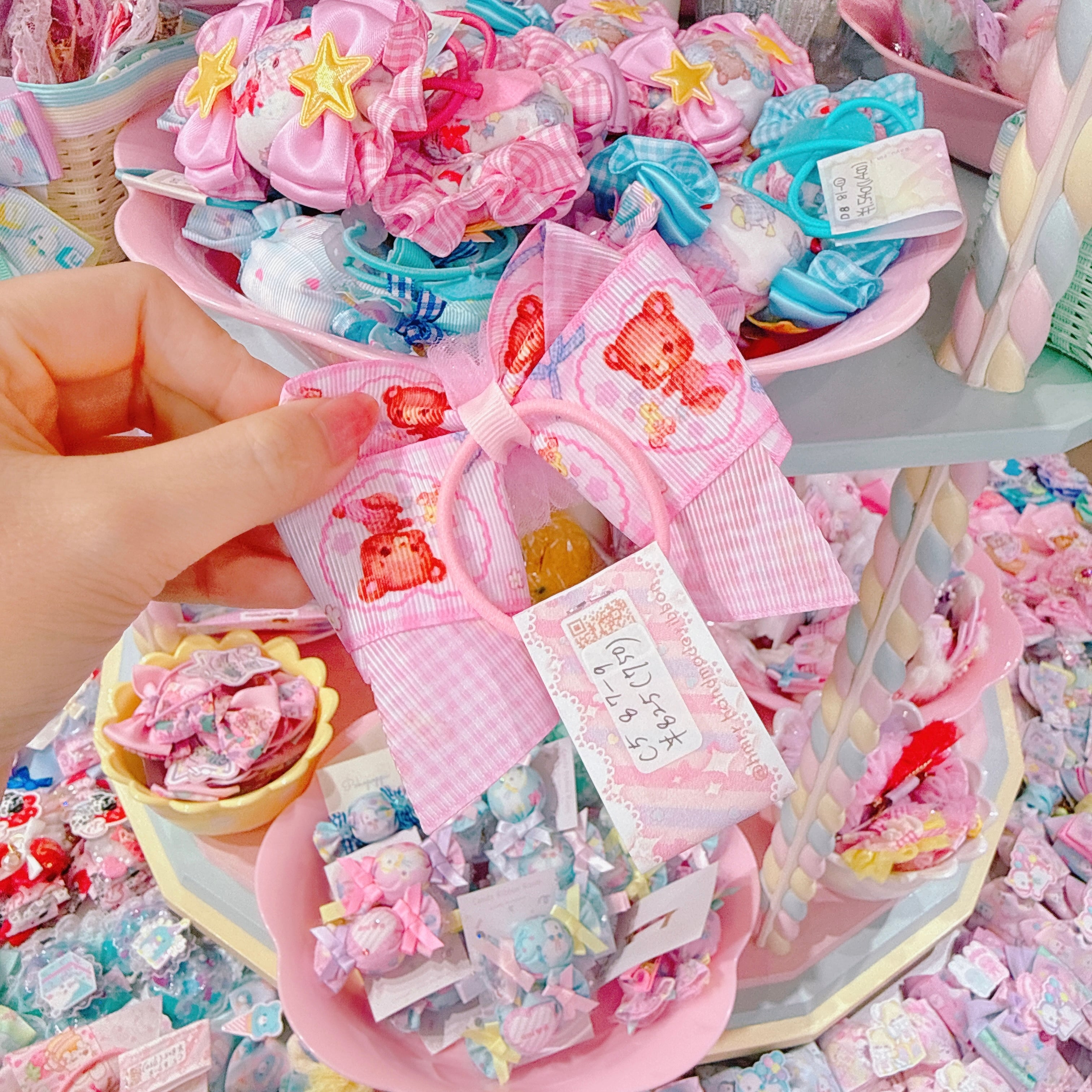 【C5】87-9カノンリボンヘアゴム