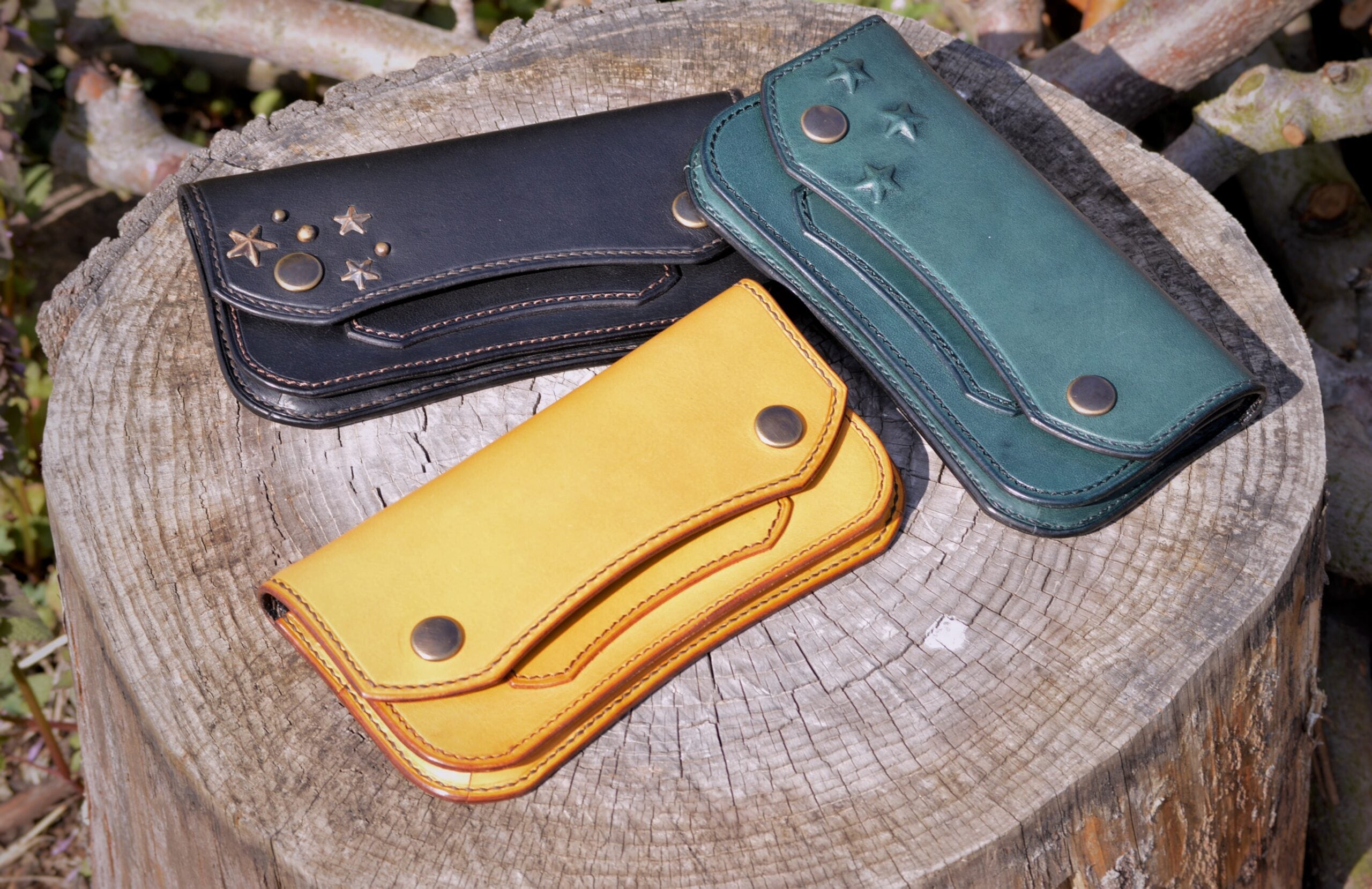 Groover Leather グルーバー トラッカーウォレット GTW-100S スター