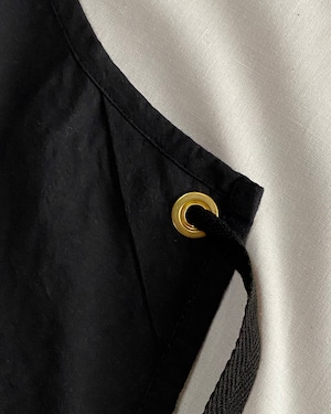 POLITE work apron 02 BK / ポライト ワークエプロン 02(ブラック)