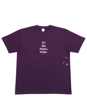 Waltz's tempo T-shirt (purple)