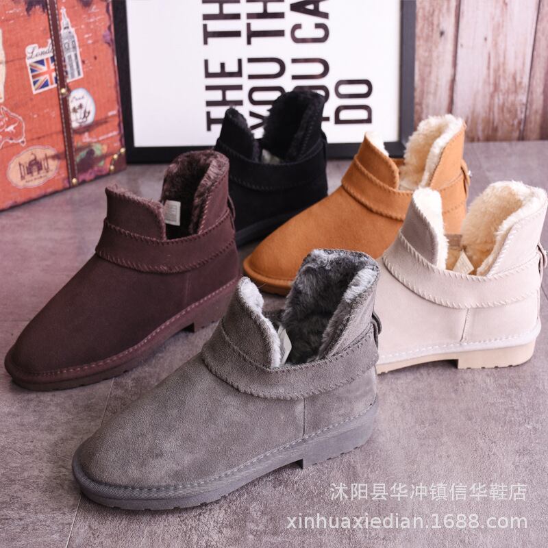 【新作】【送料無料】 レイラスタイルのスノーブーツワンピースデリバリーラージサイズのメンズとレディースのウィンターブーツローチューブウォームコットンシューズeigntradeレディースブーツ-アリババ 靴 大きめサイズ 冬物 10b196612416488