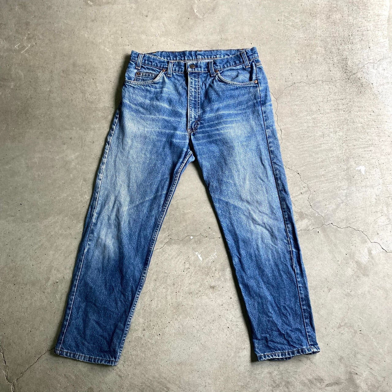 80年代 オレンジタブ USA製 Levi's リーバイス 505-0217 テーパード ...