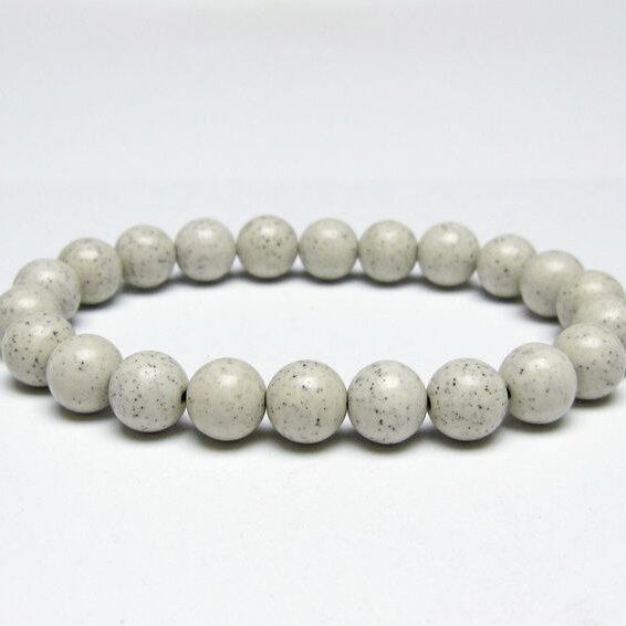 北投石 ブレスレット 9mm 一点物 メール便可 111-50248