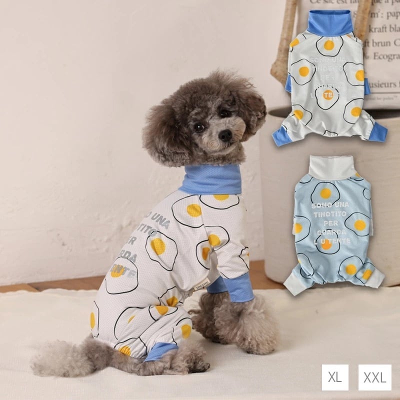 【XL/XXL】目玉焼きメッシュアクロン TINOTITO -ティノティート- 犬服 ドッグウェア トイプードル チワワ ポメラニアン TT23SS