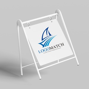 力強い航海のロゴ