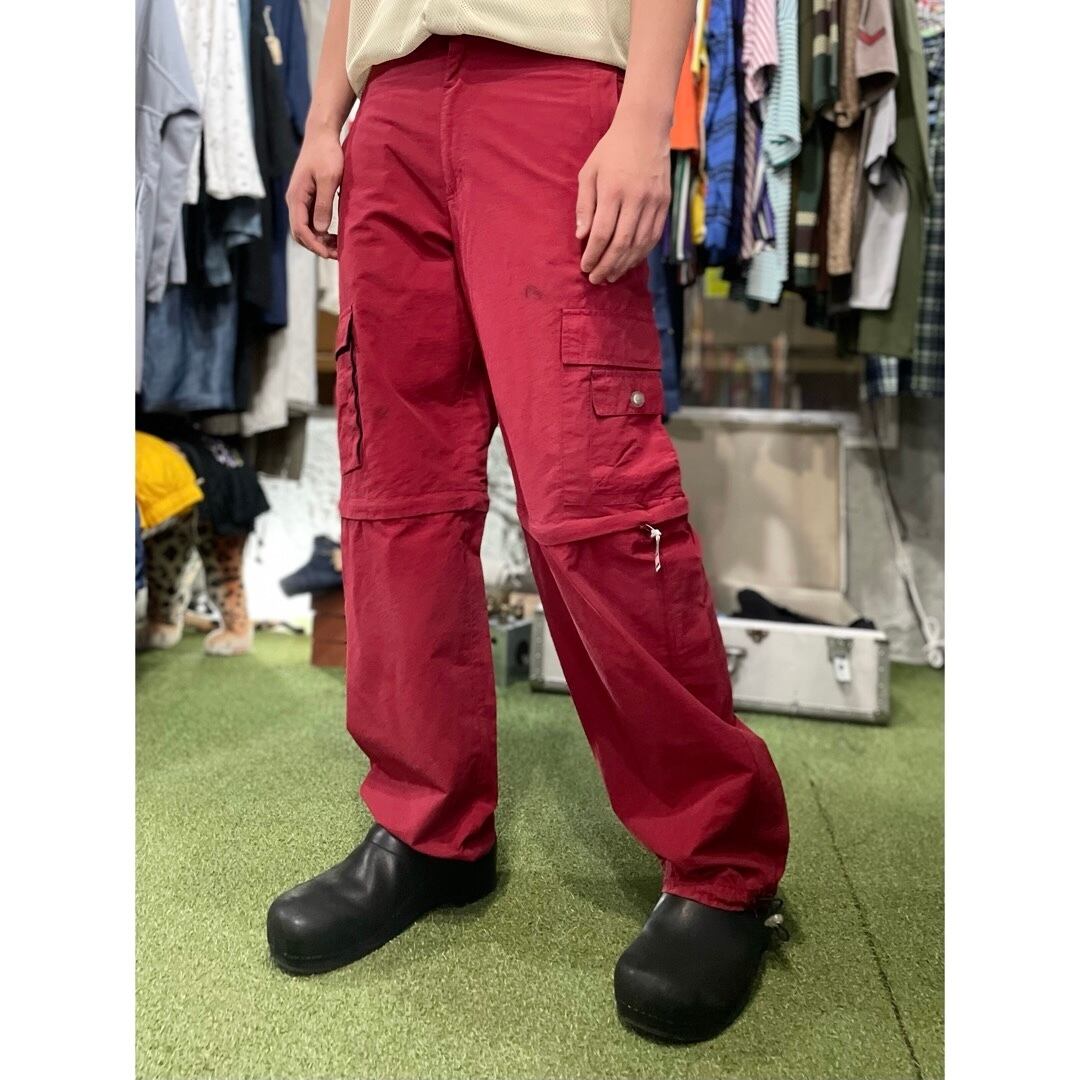 90s old adidas 2wayミリタリーフィールドカーゴパンツ 極太 90s old