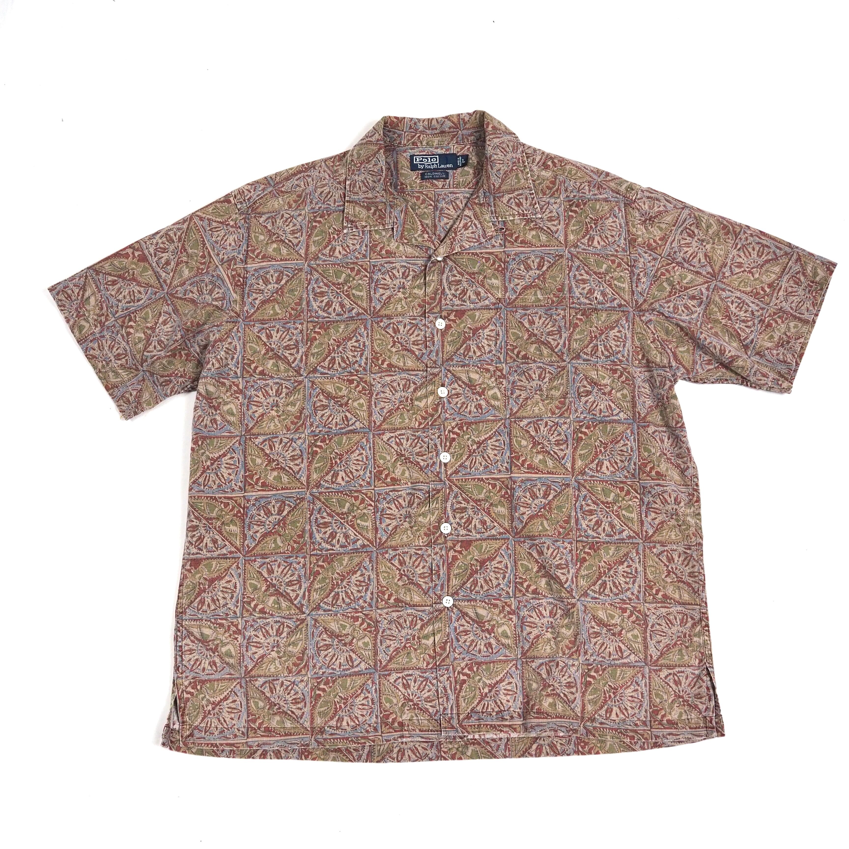 Polo by Ralph Lauren Open collar s/s shirt L