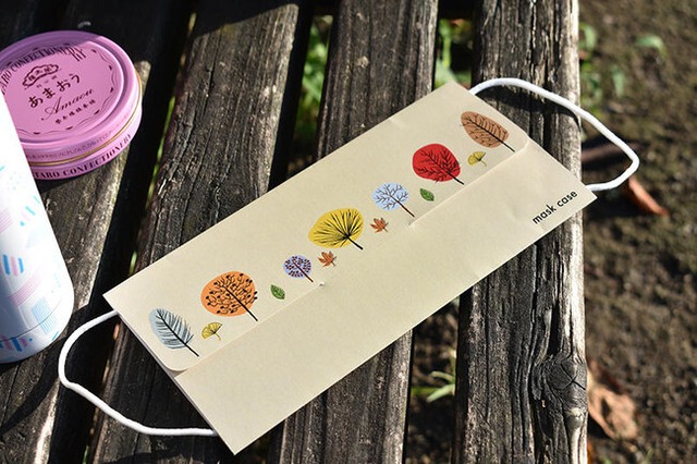 抗菌・使い捨て・マスクケース　「つつむちゃん」　10枚アソートパック　（10種柄）【デザインバリエーションが豊富で、新しい生活習慣を楽しくオシャレに彩ります】。