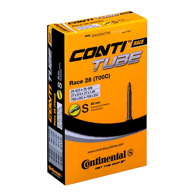 【まとめ買い】Continental  チューブ Race28  700×20-25C 仏式 (60mm)