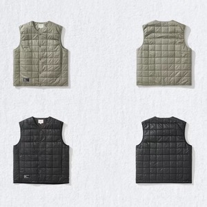 Quilted snap button vest 1533