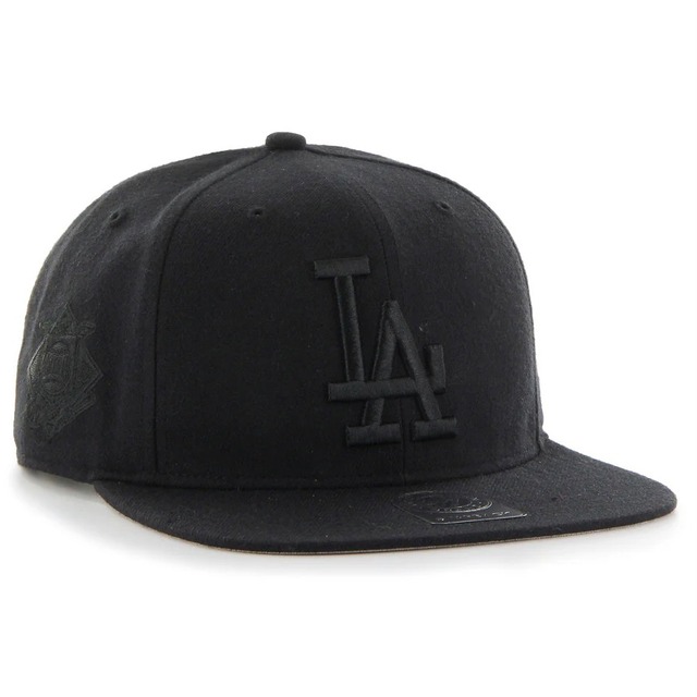 【47】Dodgers Sure Shot '47 CAPTAIN Black x Black Logo