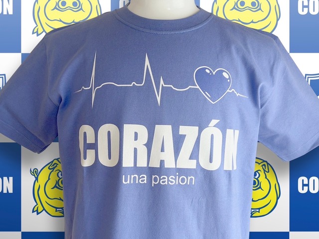 CORAZON BASIC Tシャツ（ダスティブルー)