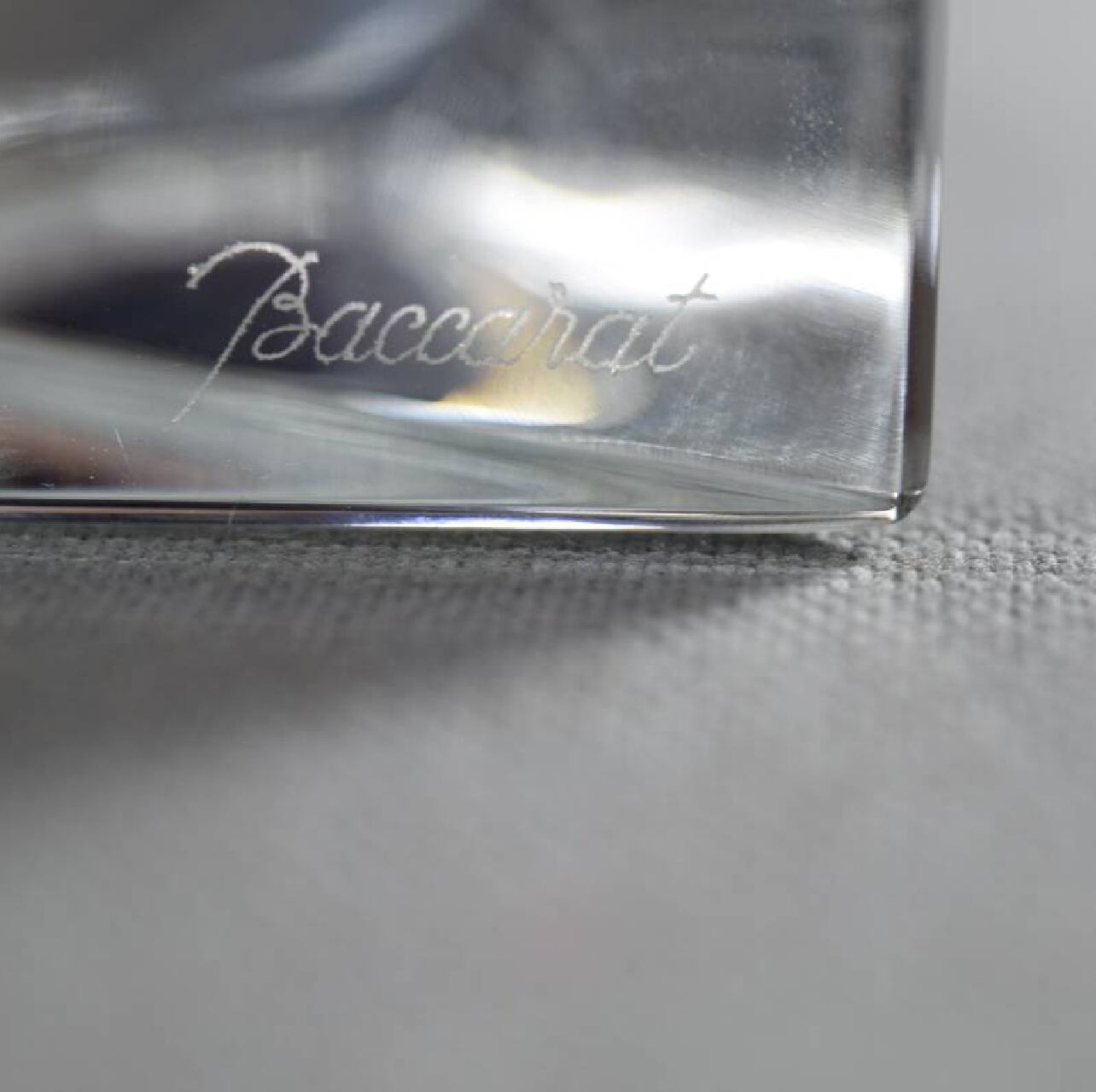 Baccarat バカラ 大型 美しいヴァイオリン型オブジェ 置物 | 一丁目