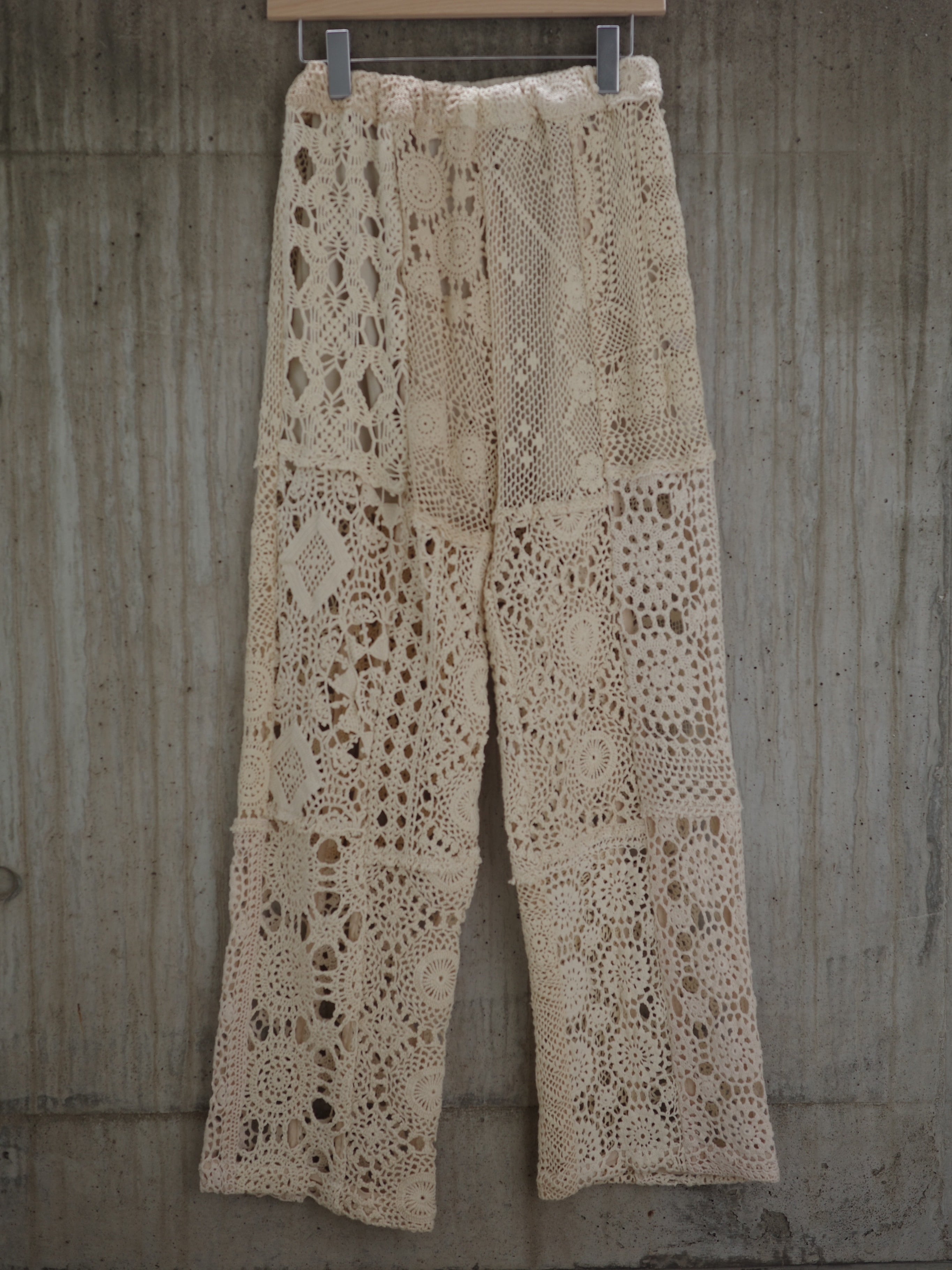 MALION vintage】crochet lace easy pants【A】 | rroommwomens