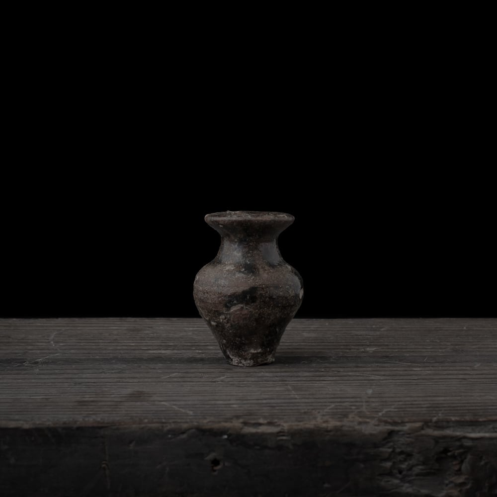 宋胡録 黒褐釉瓶, 東南アジア, 15世紀-16世紀. | olim