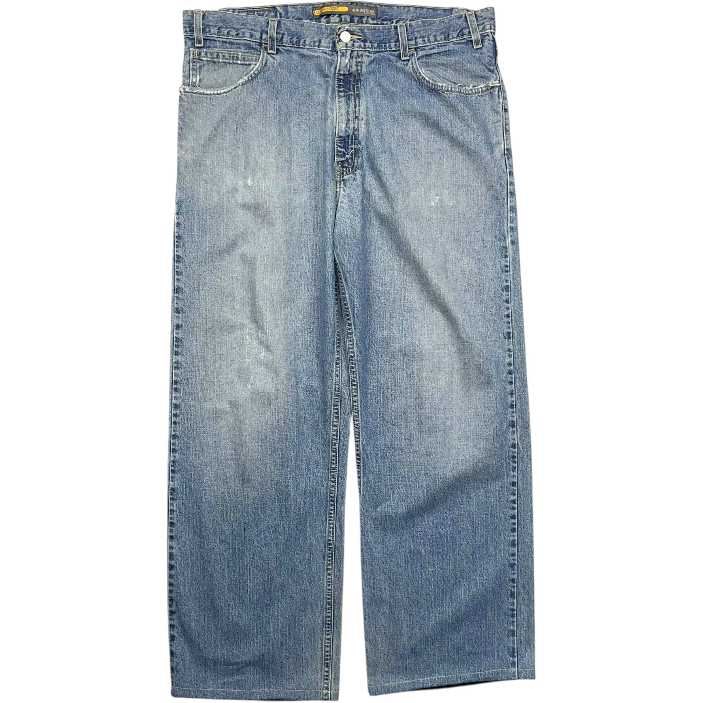《実寸 W39L29》 Levi's リーバイス シルバータブ LOW+LOOSE デニムパンツ ワイドパンツ no.7789