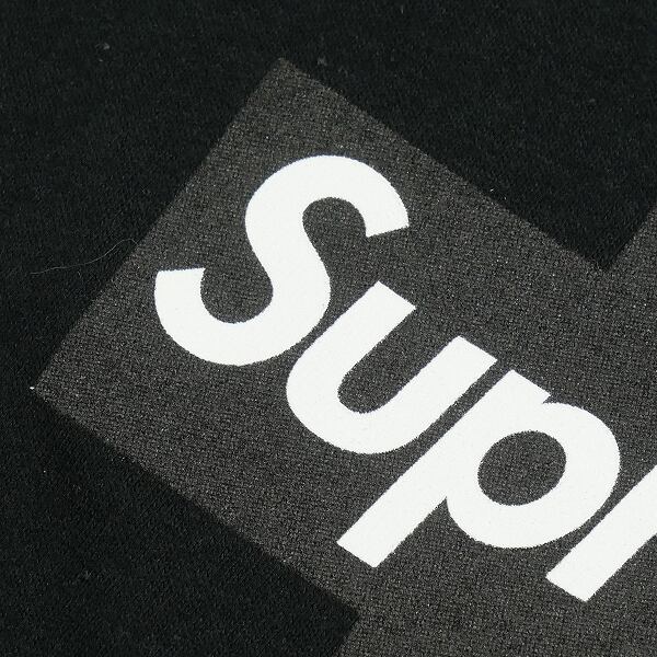 supreme cross box logo tee Black XL