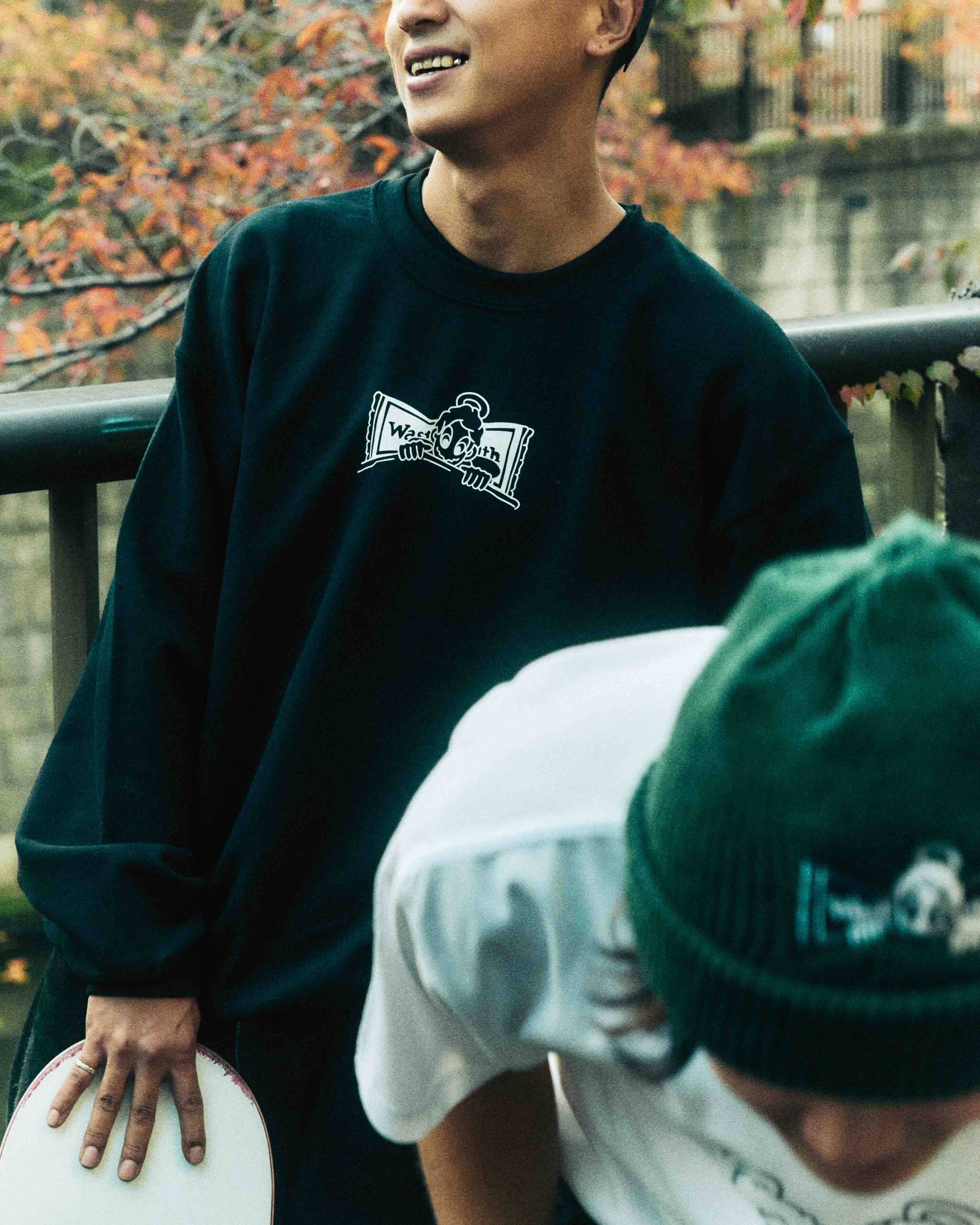 WASTED YOUTH × TAPPEI ZIP SWEAT HOODIE