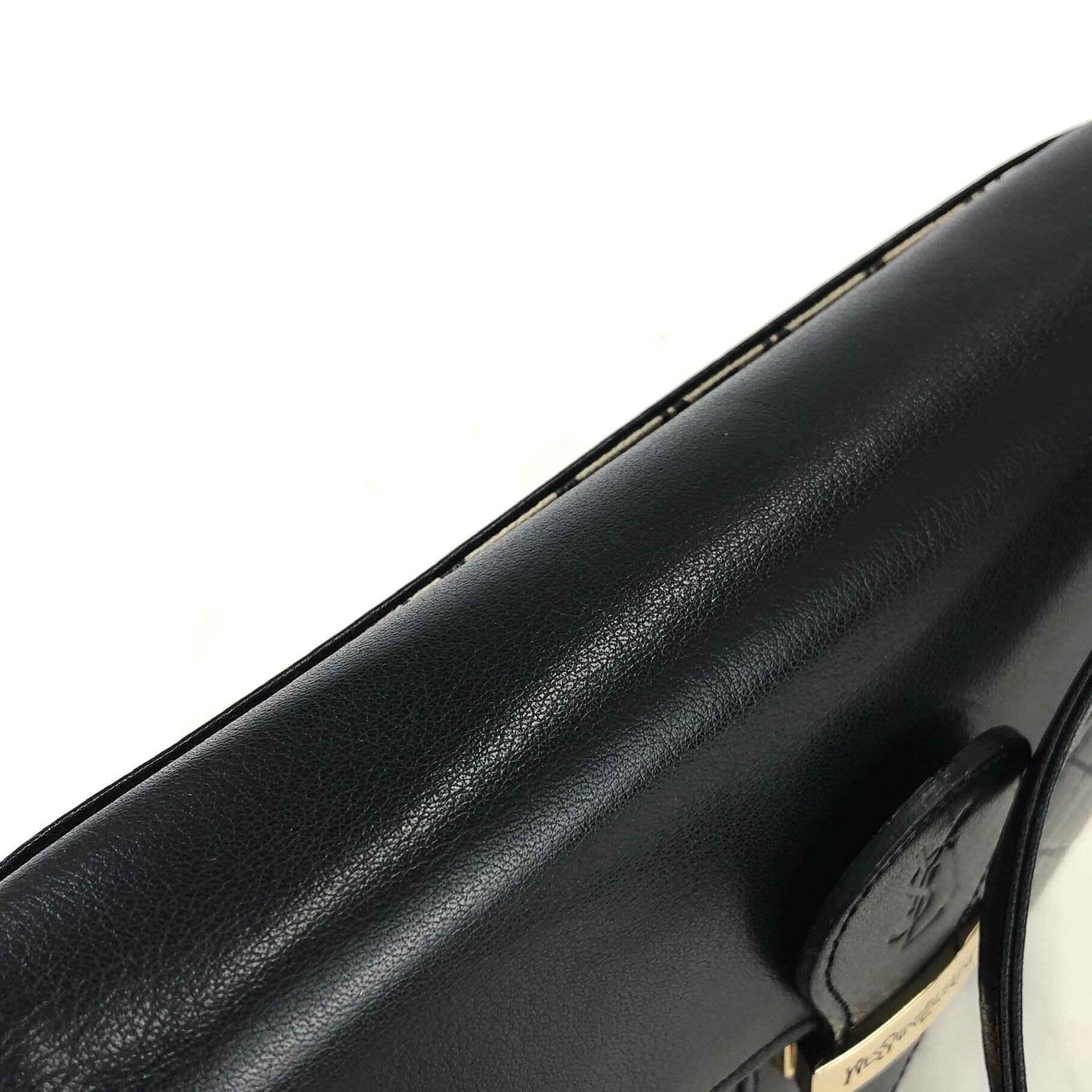 Yves Saint Laurent イヴ ・サンローラン YSL レザー キルティング