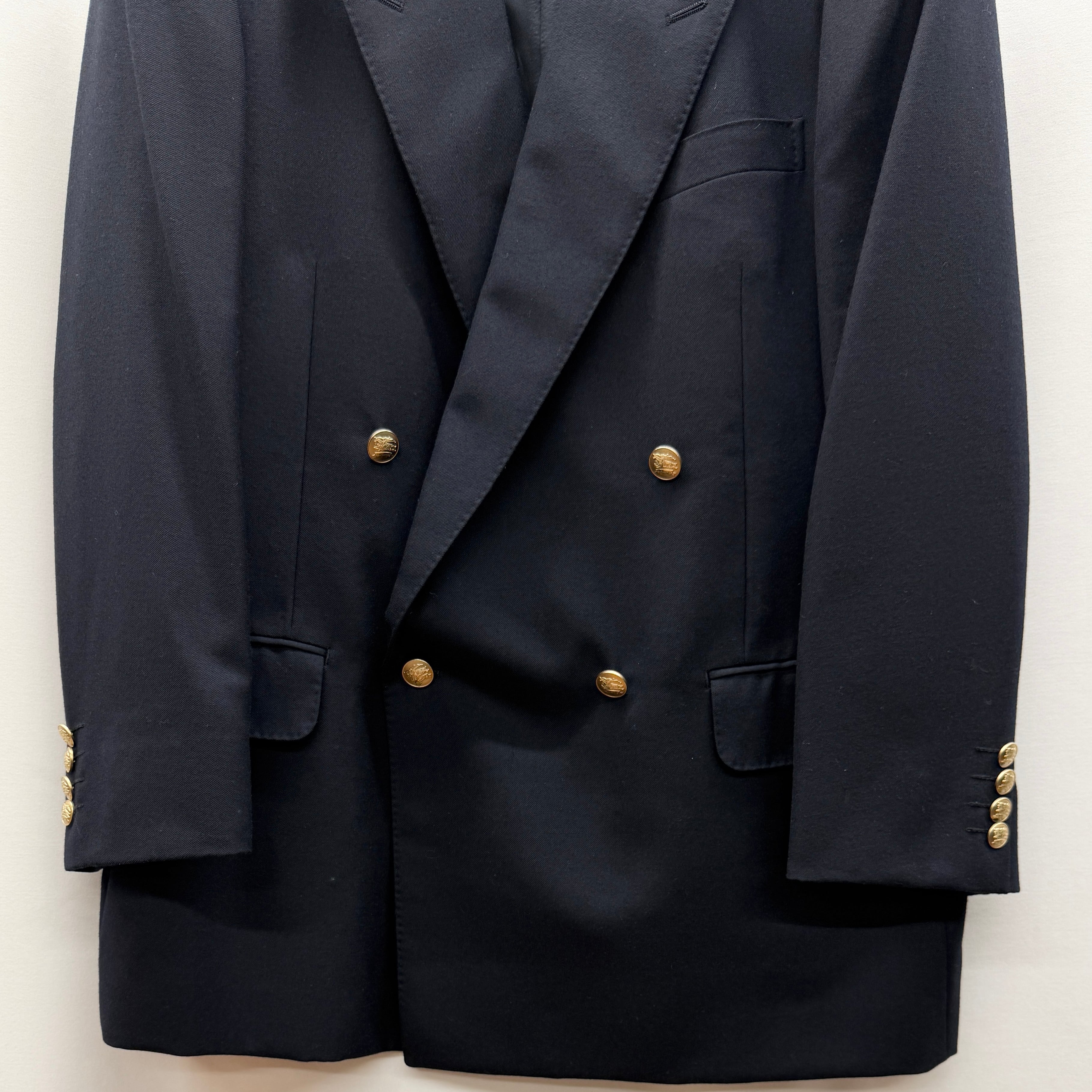 Burberrys】 90s jacket バーバリー テーラードジャケット 紺ブレ