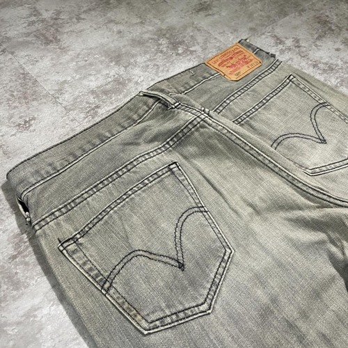【W34 L32】 usa levi's 先染ブラック リーバイス 569 詳細写真15