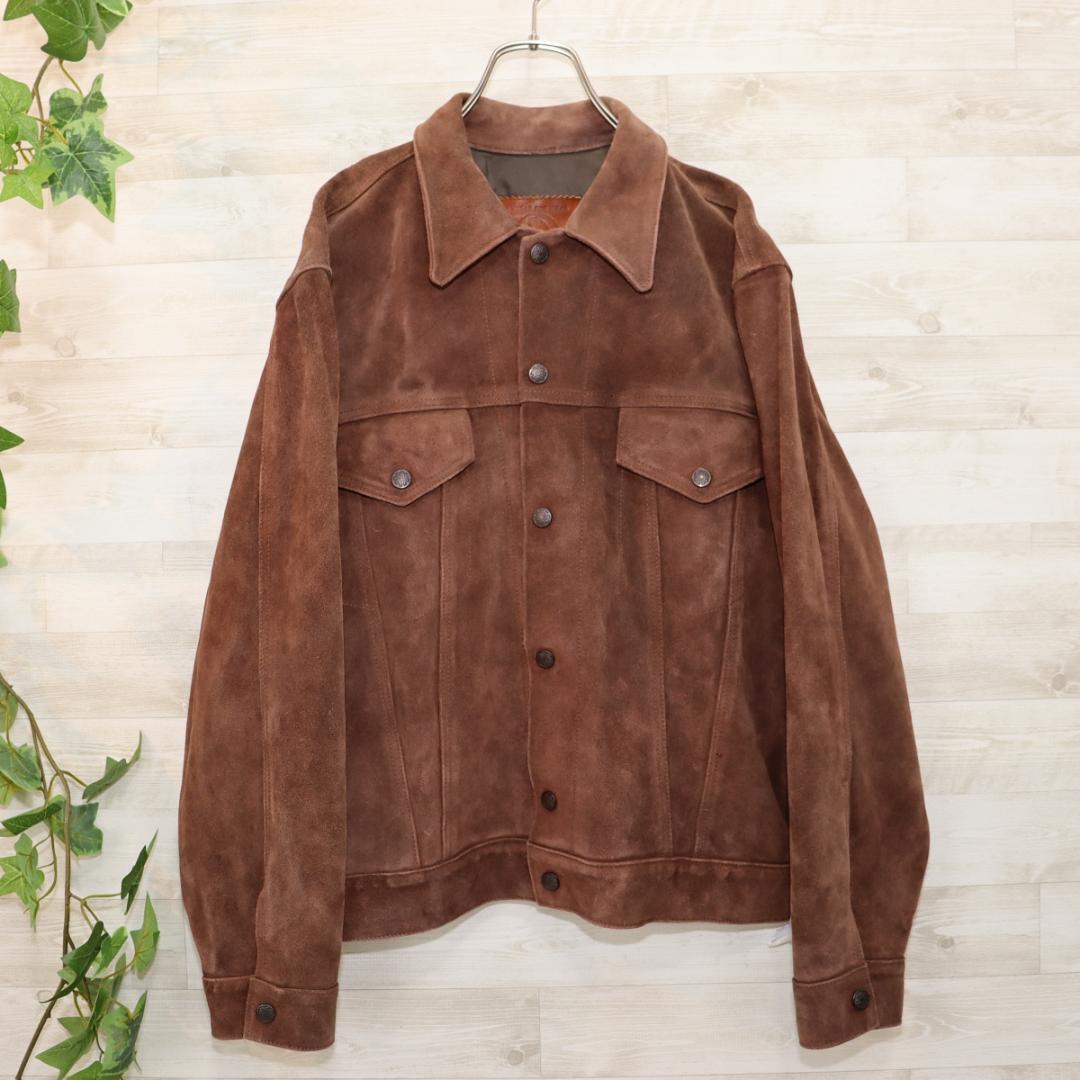 ゴールデンベア スエードトラッカージャケット L ブラウン 80s USA製
