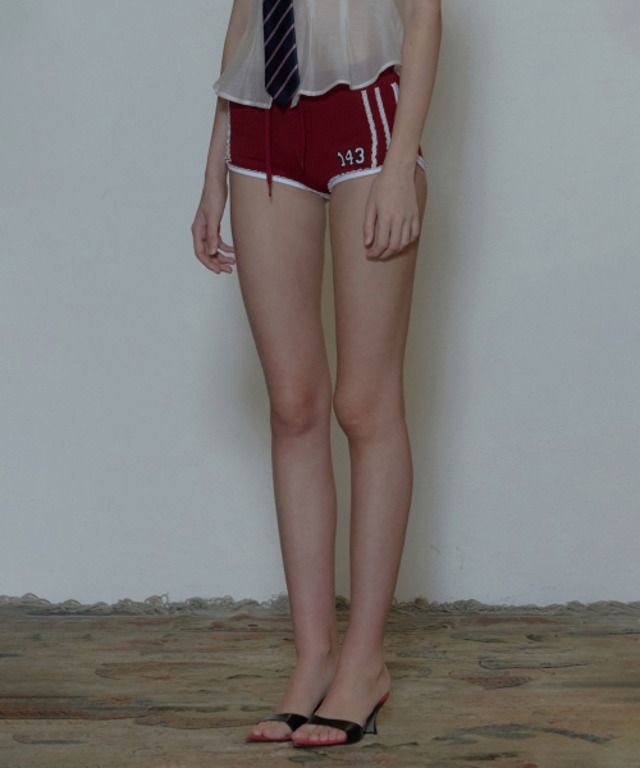 [SCULPTOR] Micro Dolphin Shorts Red
