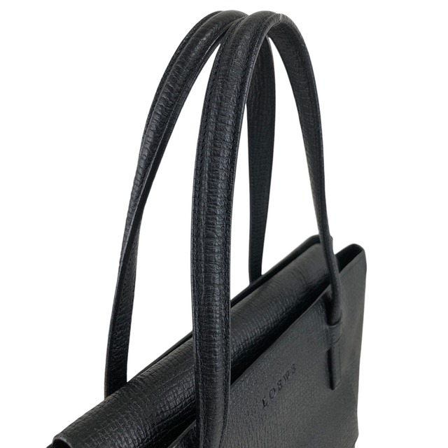 LOEWE ロエベ トートバッグ ブラック フロントポケット vintage ヴィンテージ オールド x546u3