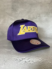 Michell＆Ness/ミッチェル＆ネス NBA レイカーズ  ZIG ZAG SATIN PRO SNAPBACK LOS ANGELES LAKERS スナップバック キャップ
