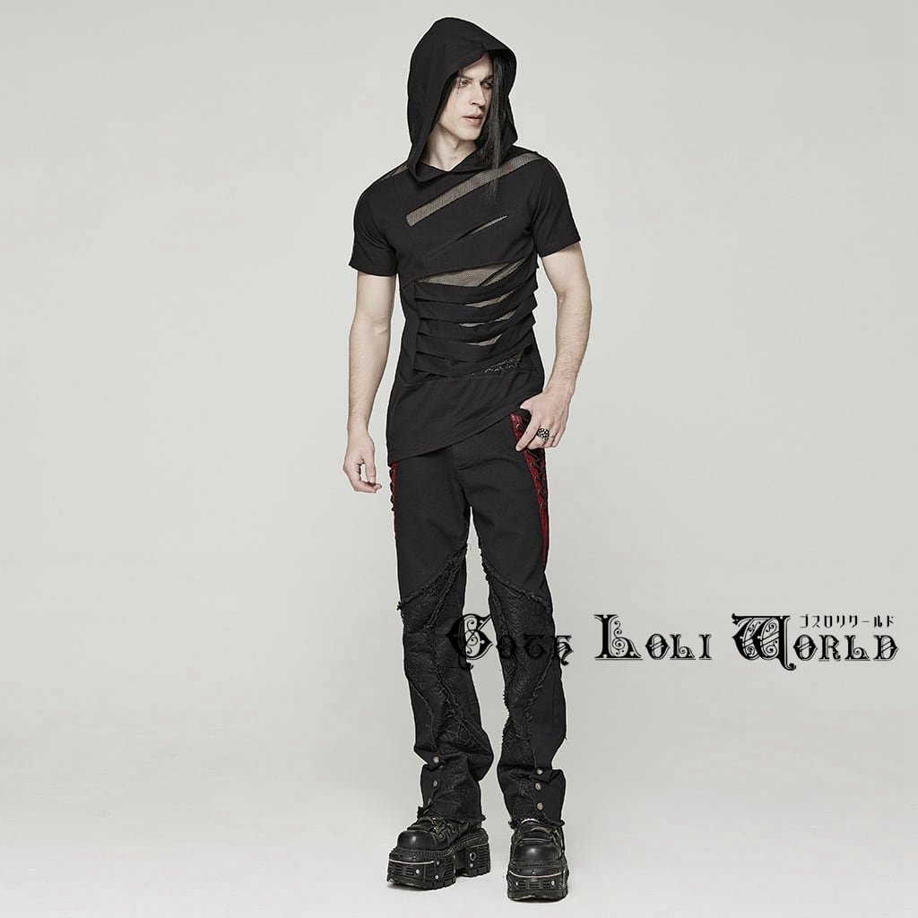 ゴスロリワールド フード付き ロンt v系 archive ダメージ お兄系