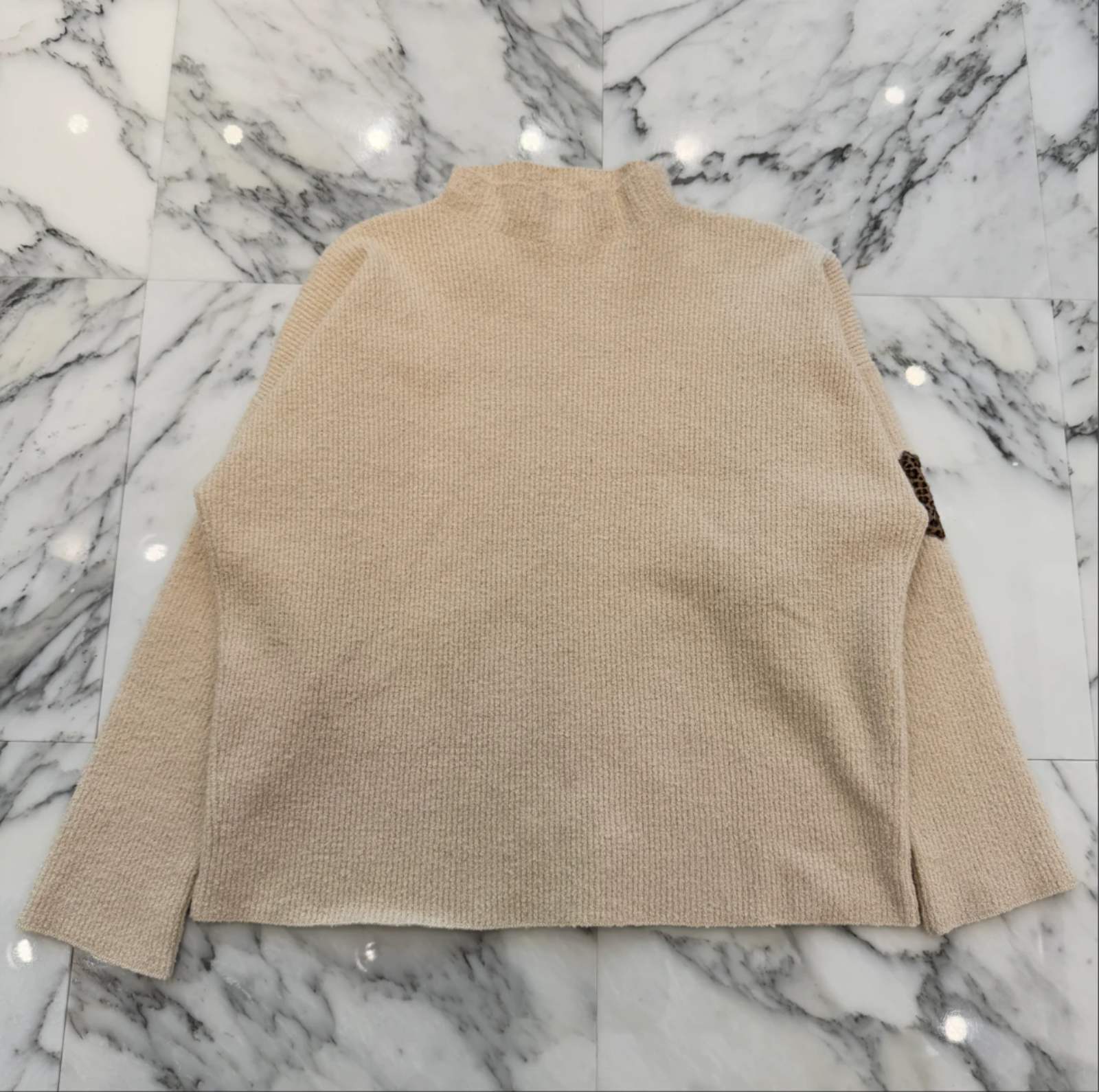 LOVE Kクロムハーツ ハラコクロスパッチハイネックカシミアニット XS Chrome Hearts - CHROME HEARTS クロムハーツ ハラコクロス