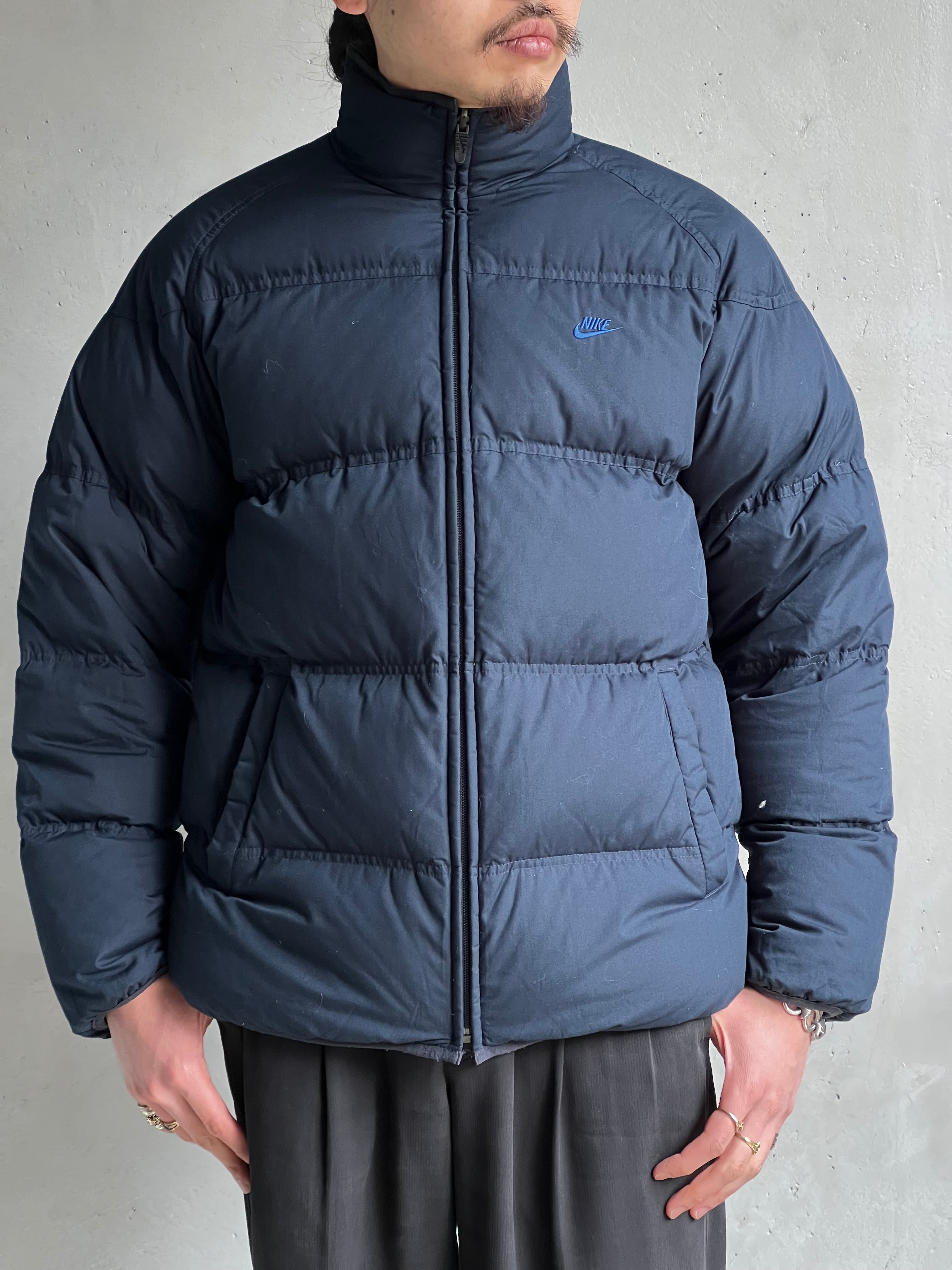 OLD NIKE 550フィル リバーシブルダウンジャケット ヌプシ型 ブラック old 