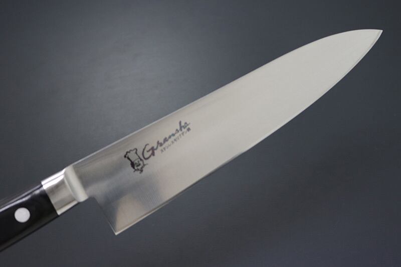 KC-730 グランシェ / Granshe モリブデン鋼 口金付黒合板柄 洋出刃