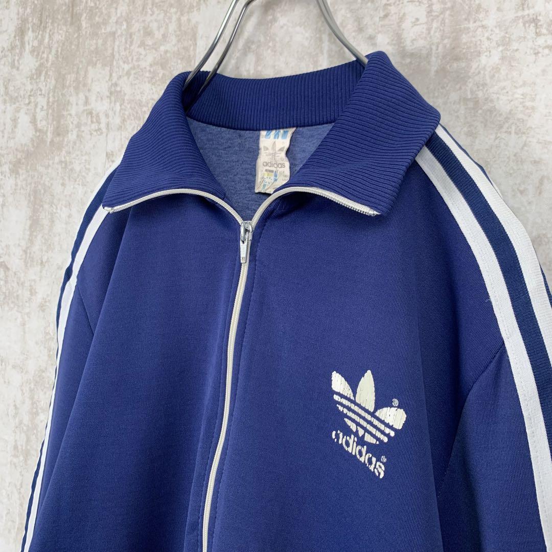 【Adidas】80s アディダス ネイビートラックジャケット ジャージ