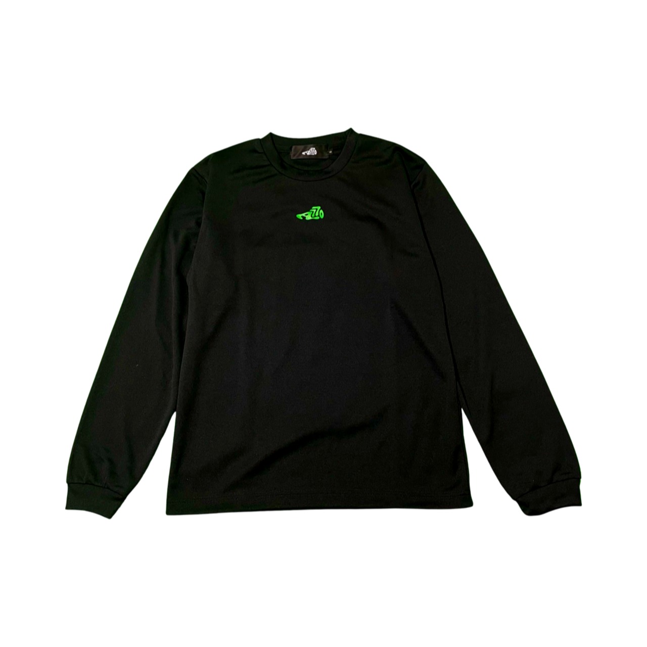 Logo Sports Long T-shirt / black×green