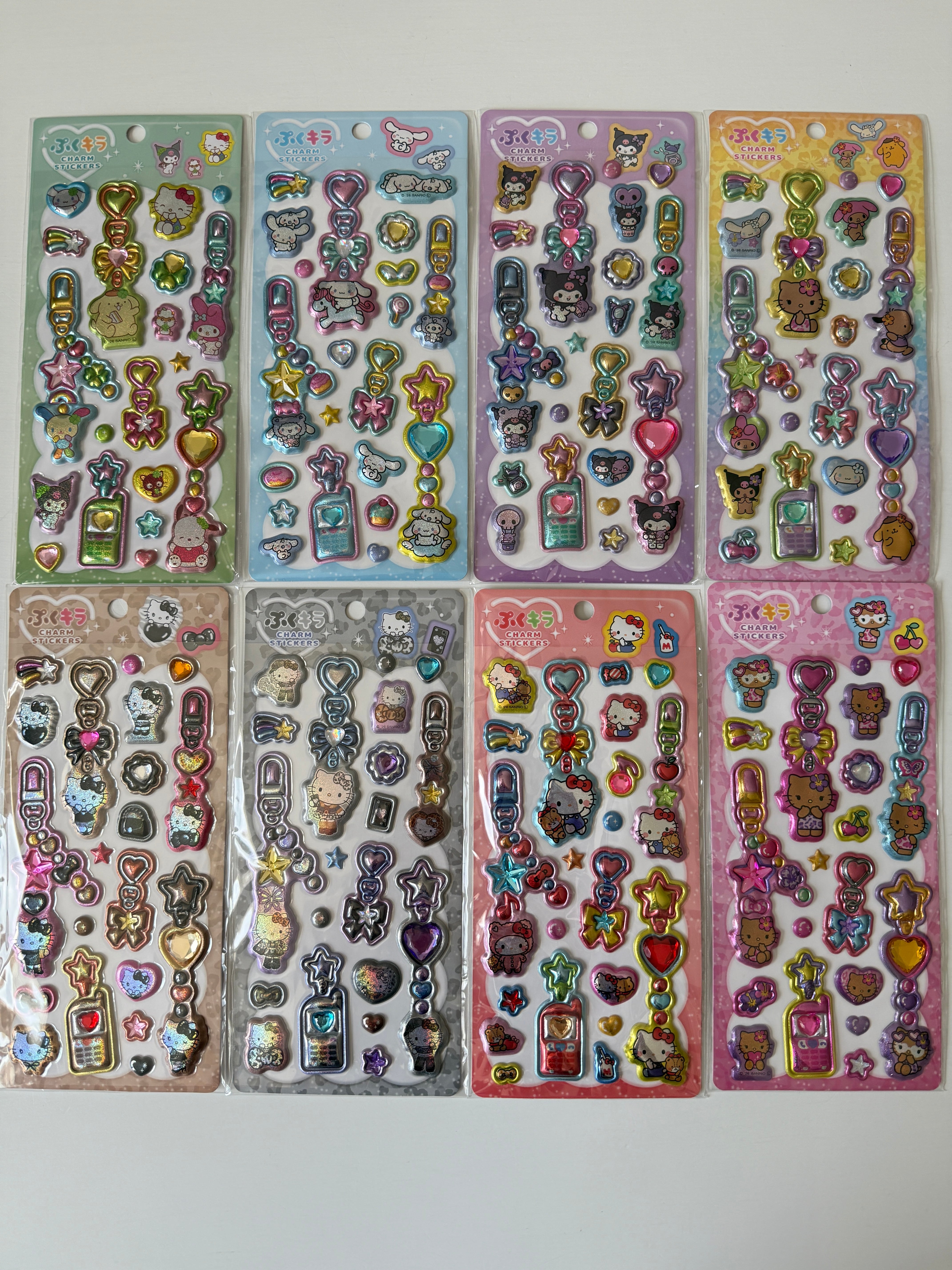 サンリオ ぷくキラチャームステッカー クラックス正規品