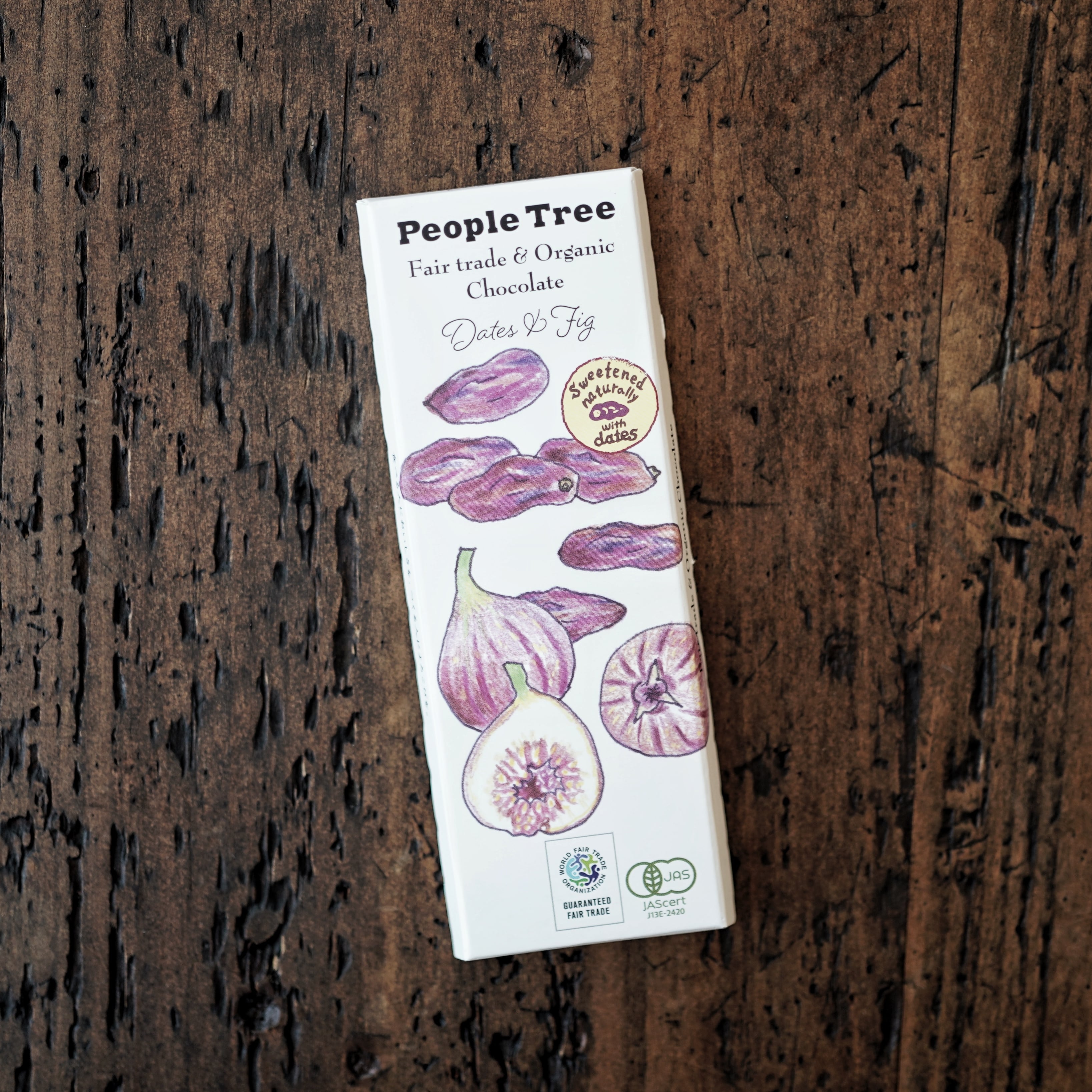 フェアトレード&オーガニックチョコ デーツ&フィグ/People Tree